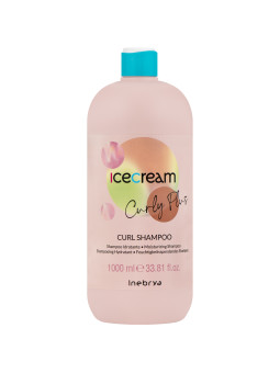 Inebrya Ice Cream Curly Plus - szampon do włosów kręconych, 1000ml