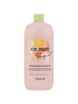 Inebrya Ice Cream Frequent Refreshing - szampon oczyszczający włosy i skórę głowy, 1000ml