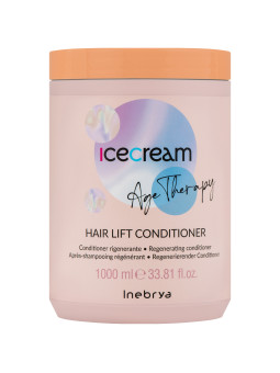 Inebrya Ice Cream Hair Lift - odżywka nadająca objętości włosom, 1000ml
