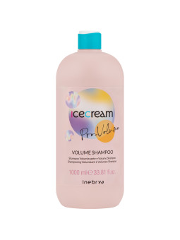 Inebrya Ice Cream Pro Volume - szampon dodający objętości włosom, 1000ml