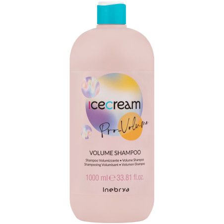 Inebrya Ice Cream Pro Volume - szampon dodający objętości włosom, 1000ml
