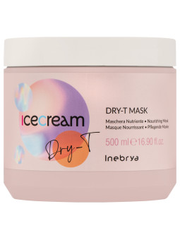 Inebrya Ice Cream Dry-T - maska nawilżająca do włosów, 500ml