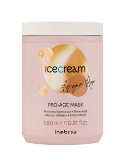 Inebrya Ice Cream Argan Age Pro - maska wzmacniająca włosy, 1000ml
