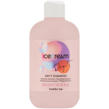 Inebrya Ice Cream Dry-T - szampon nawilżający do włosów, 300ml