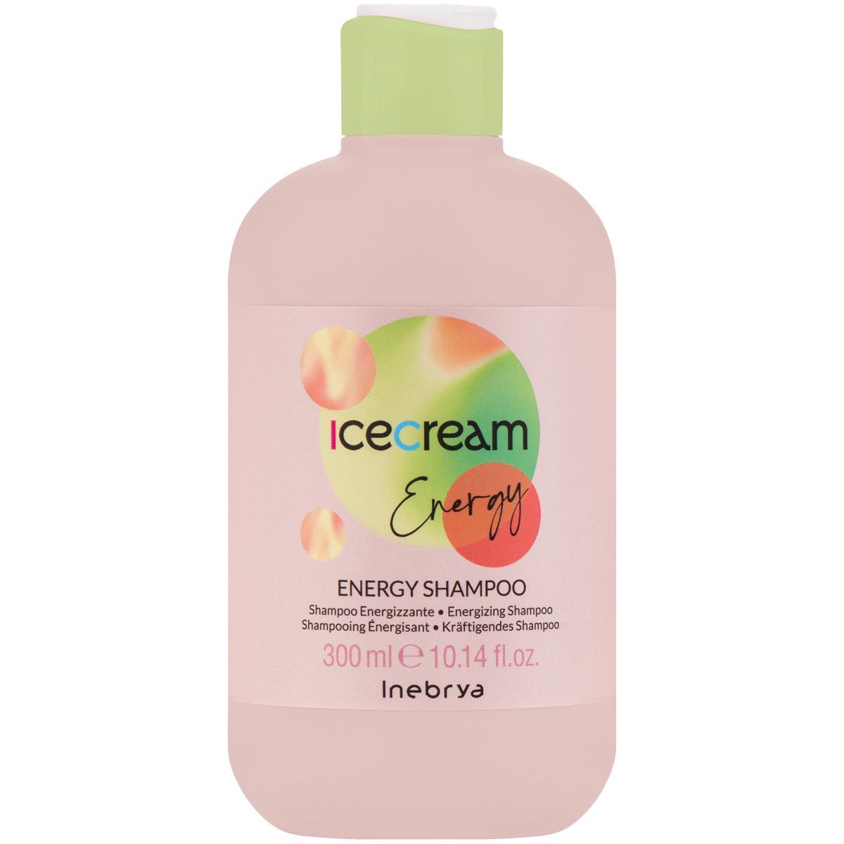 Inebrya Ice Cream Energy - szampon energetyzujący do włosów cienkich i słabych, 300ml
