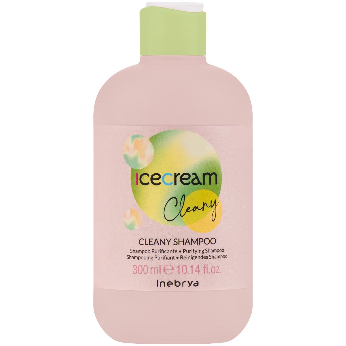 Inebrya Ice Cream Cleany - szampon przeciwłupieżowy do włosów, 300ml