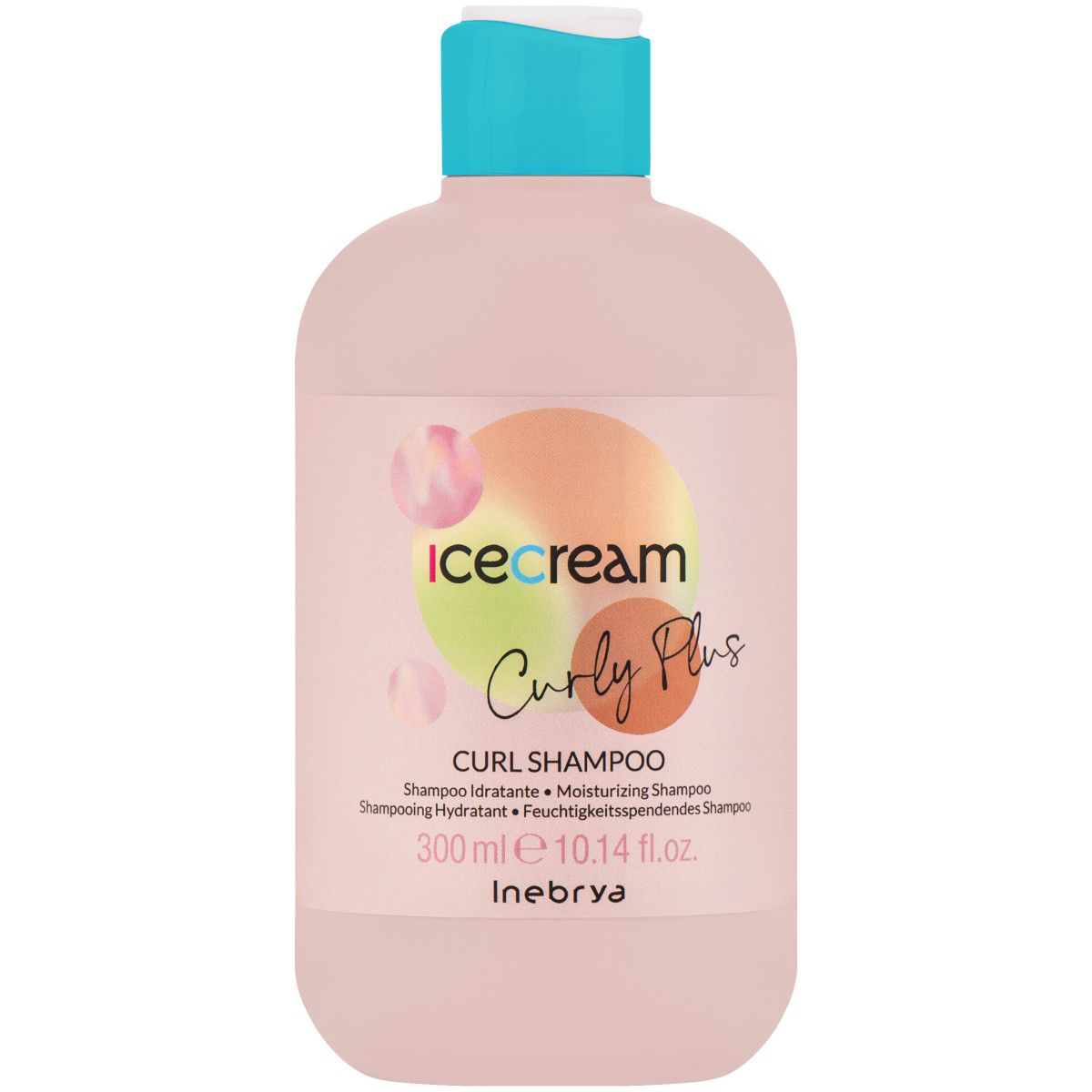 Inebrya Ice Cream Curly Plus - szampon do włosów kręconych, 300ml