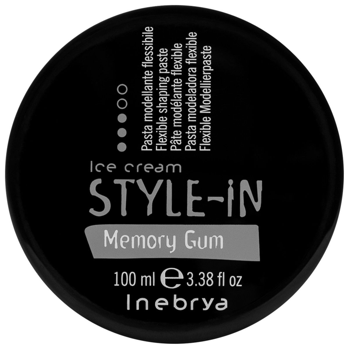 Inebrya Style-In Memory Gum - mocna pasta stylizująca do włosów, 100ml