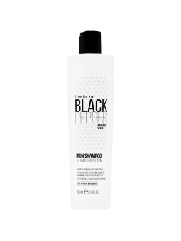 Inebrya Black Pepper Iron - szampon oczyszczający do włosów, 300ml