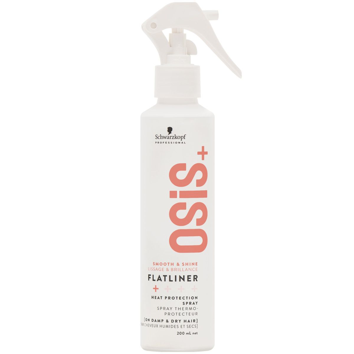 Schwarzkopf OSIS Flatliner - termoochronne serum w sprayu, 200ml