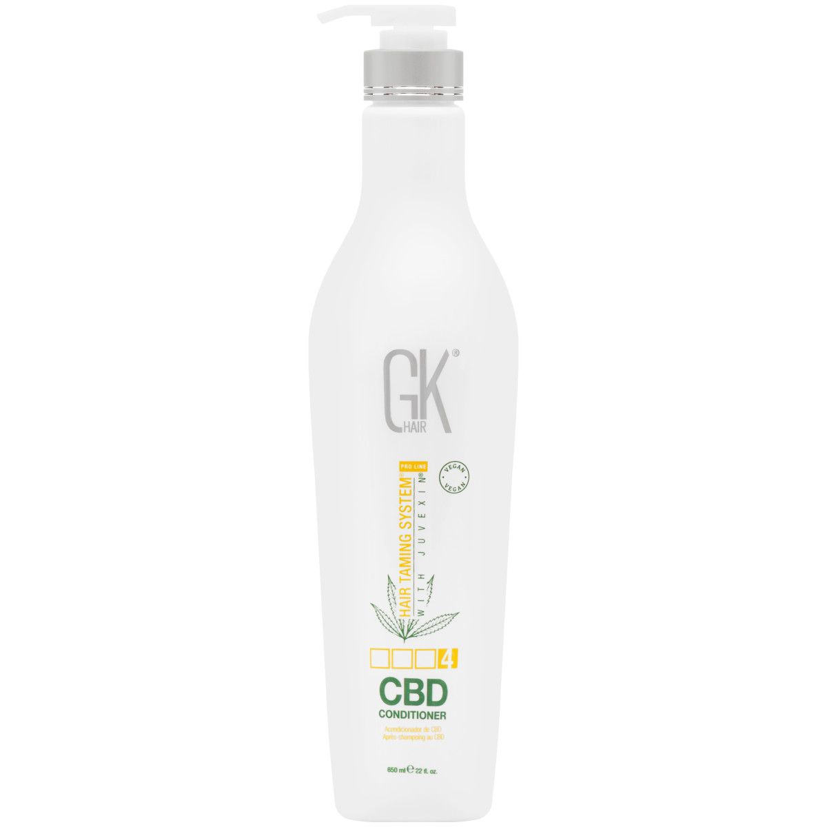 GKHair CBD - odżywka intensywnie nawilżająca z olejkiem CBD, 650ml