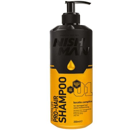 Nishman Correcting Care Hair-Pro - szampon do włosów z keratyną, 1250ml