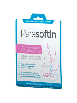 Parasoftin - pielęgnujące skarpetki złuszczające do stóp, 1 para