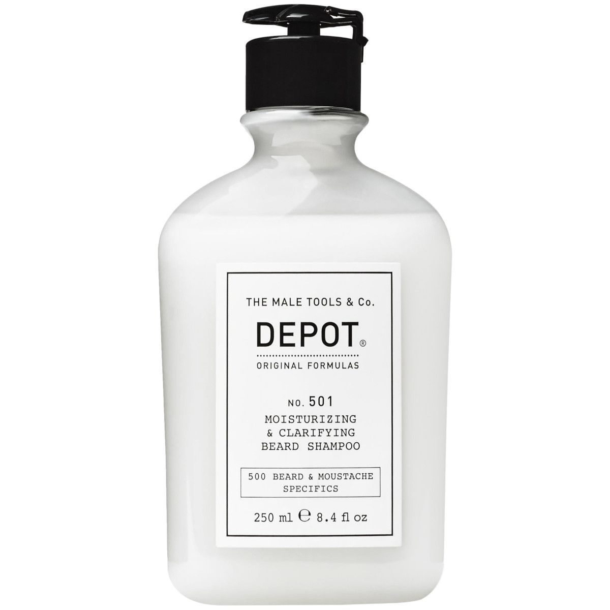 Depot No.501 Moisturizing - nawilżająco oczyszczający szampon do brody, 250ml
