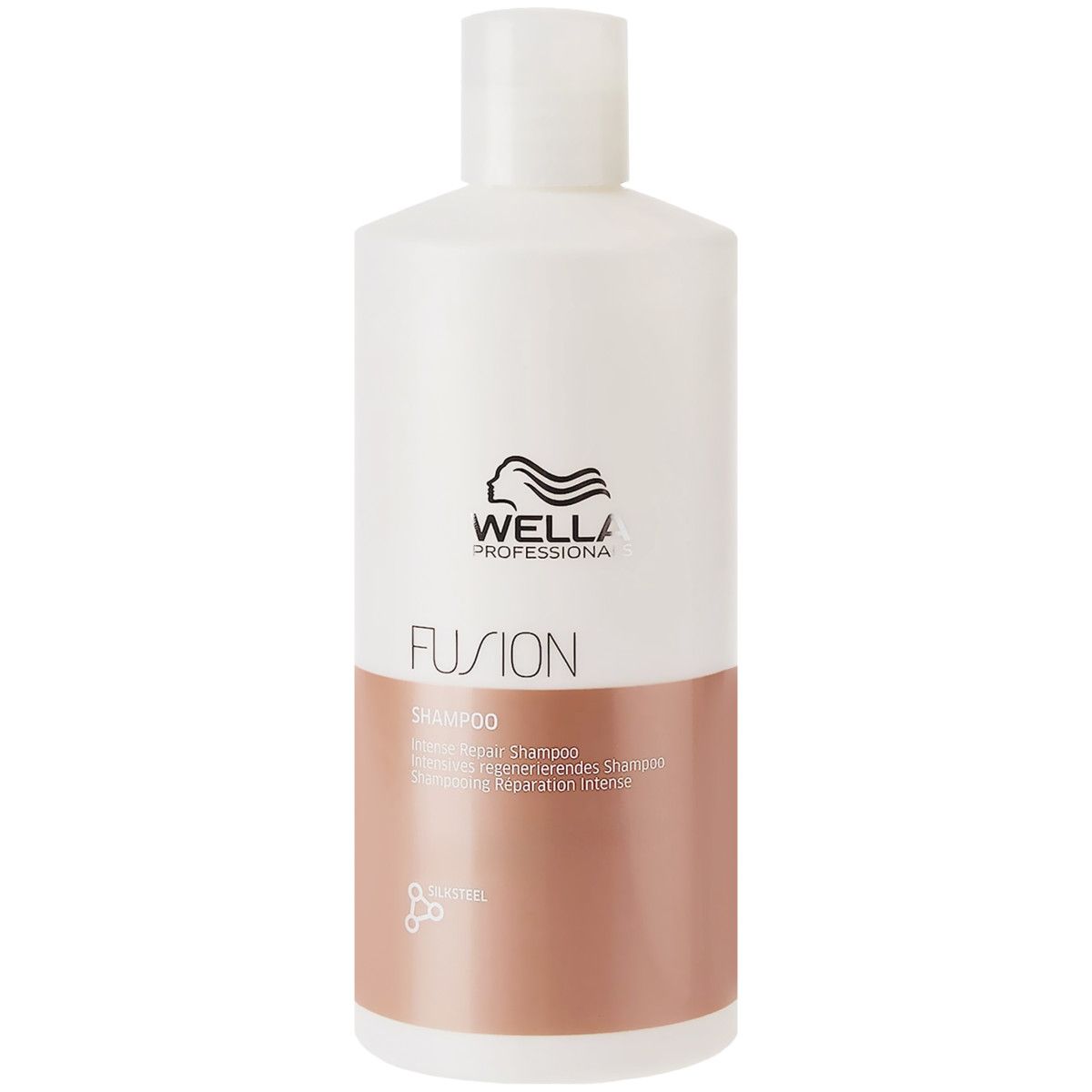 Wella Fusion Intense Repair - szampon do włosów zniszczonych i łamliwych, 500ml