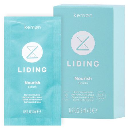 Kemon Liding Nourish - serum odbudowujące do włosów kruchych i zniszczonych, 12x8ml