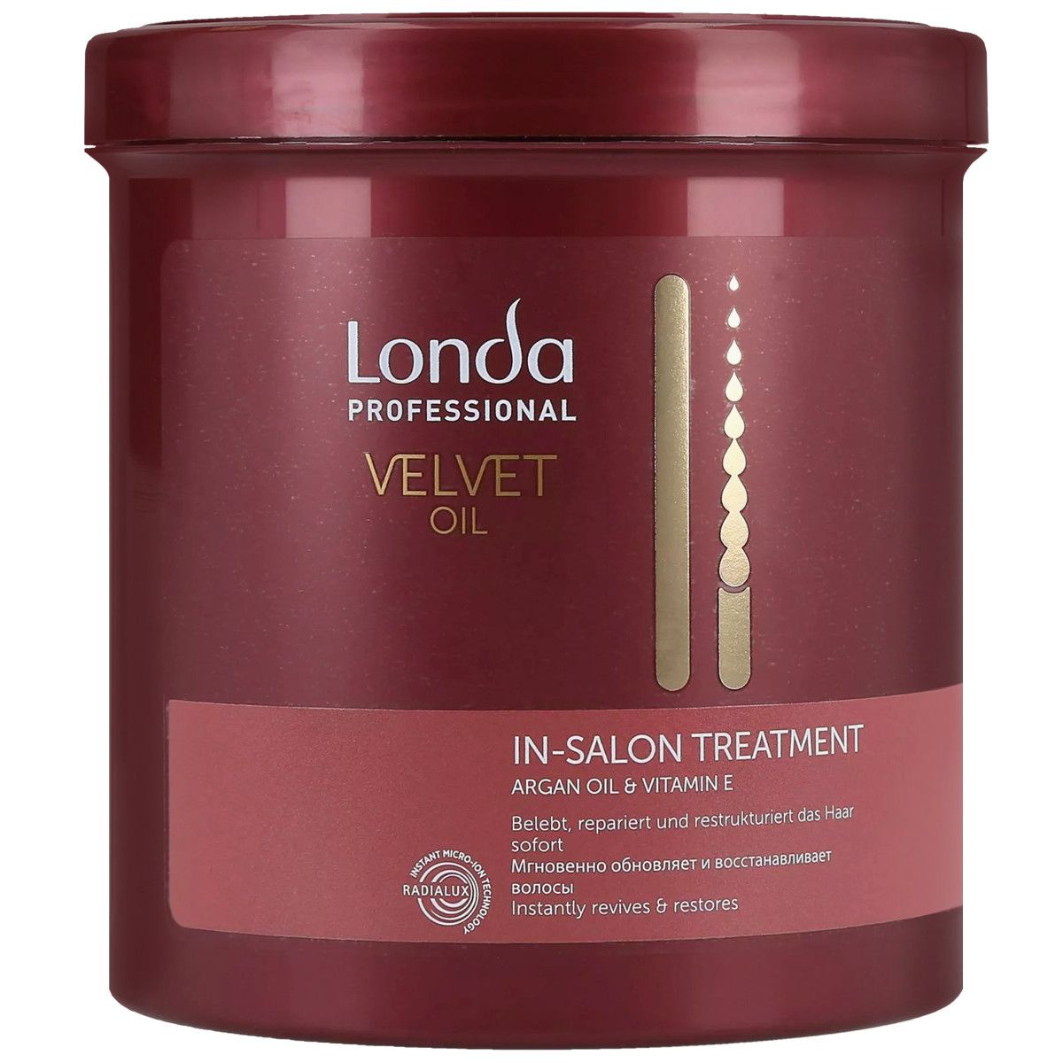 Londa Velvet Oil In-Salon Treatment - kuracja odbudowująca włosy, 750ml