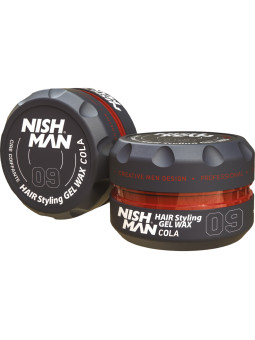 Nishman 09 Hair Styling Wax - pomada o zapachu coli do stylizacji włosów, 150ml