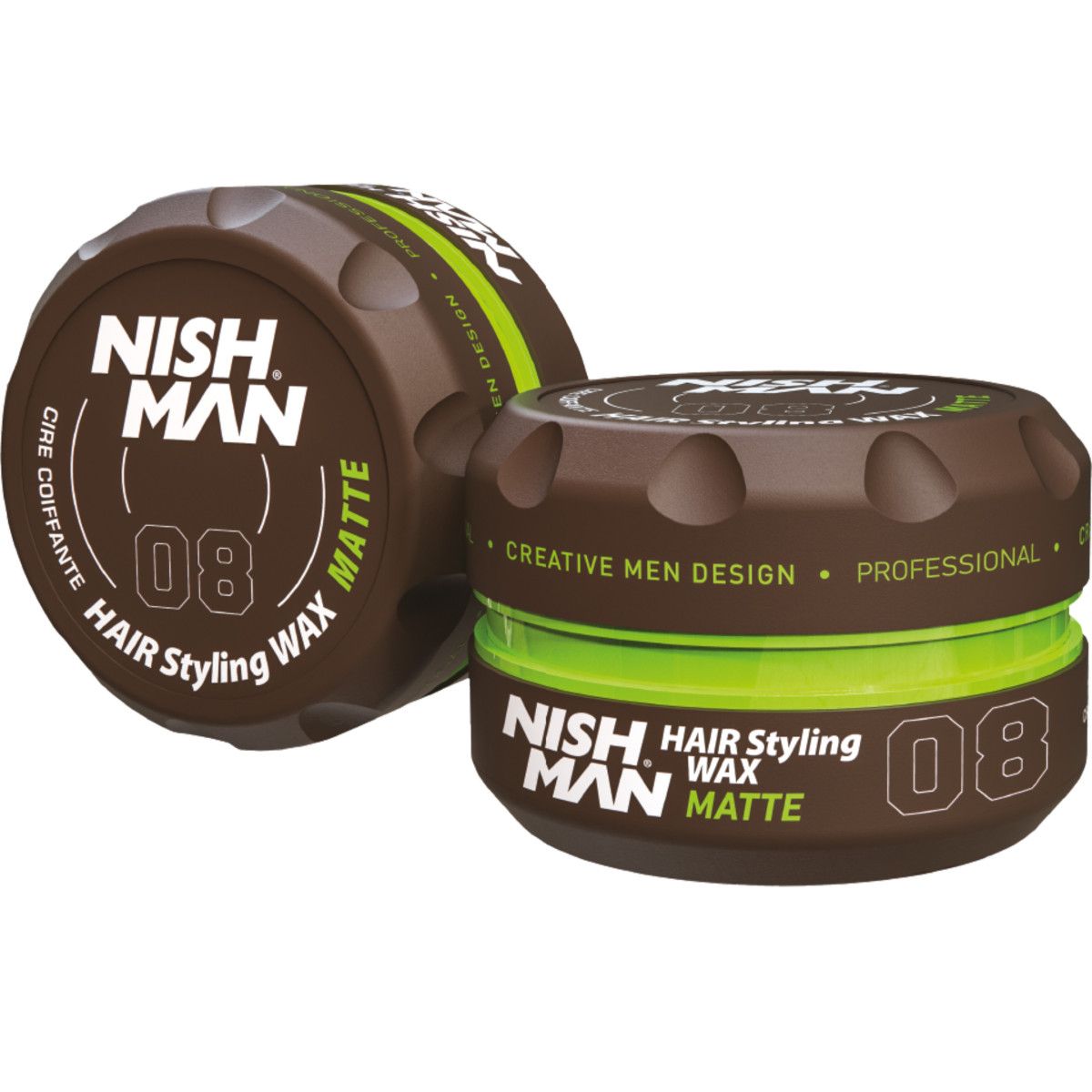 Nishman 08 Hair Styling Wax Matte - pomada matująca do stylizacji włosów, 150ml