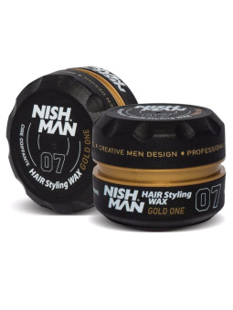 Nishman Hair Styling Wax Gold One - pomada stylizująca do włosów, 150ml
