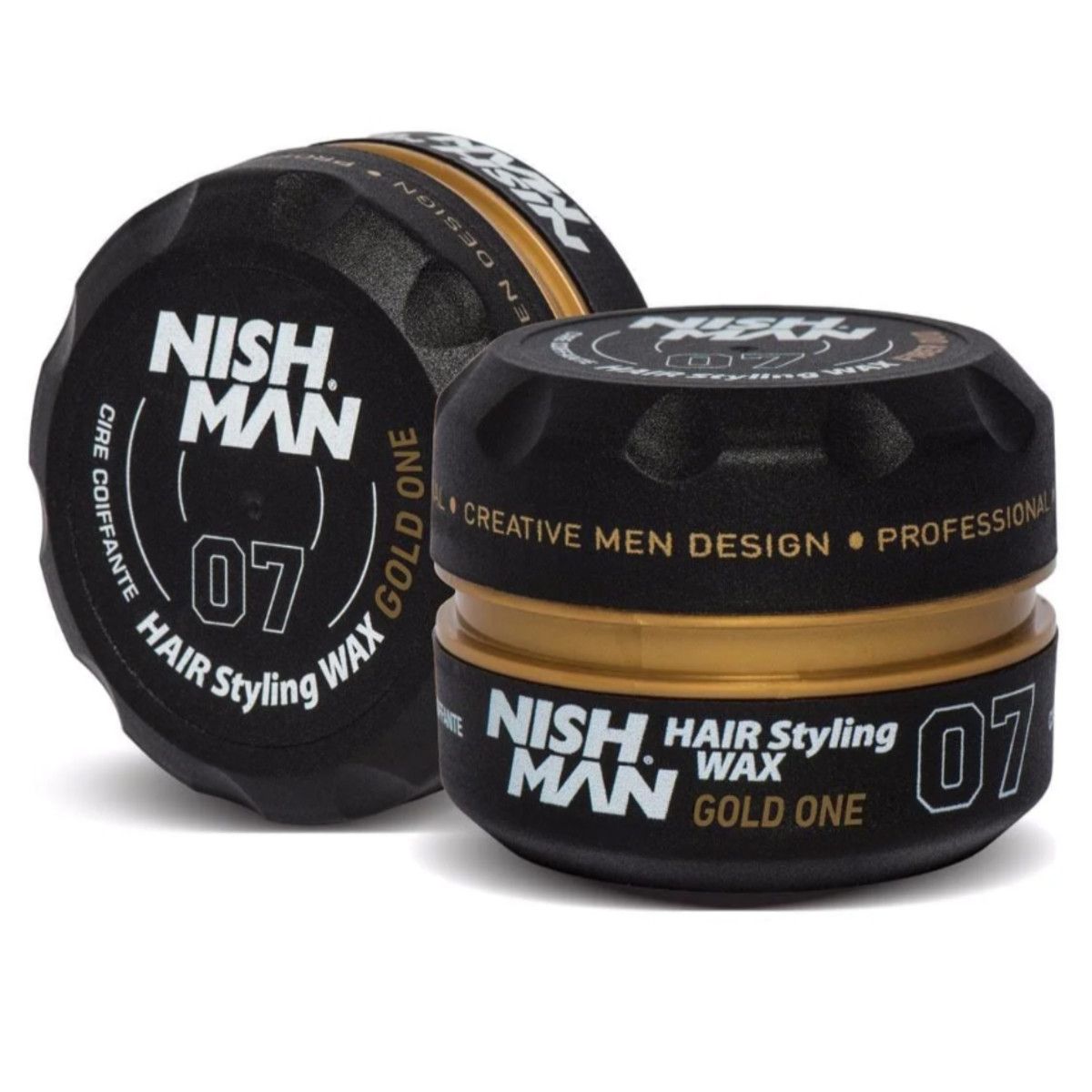 Nishman Hair Styling Wax Gold One - pomada stylizująca do włosów, 150ml