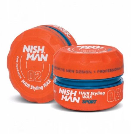 Nishman Hair Styling Wax Sport - pomada do włosów o zapachu melona, 150ml