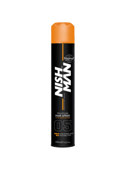 Nishman Hairspray Ultra Hold - extra mocny lakier do włosów, 400ml