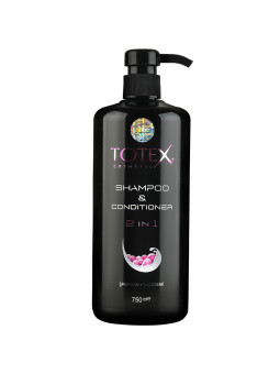 Totex 2in1 All Hair - szampon i odżywka do włosów, 750ml