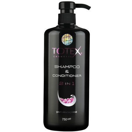 Totex 2in1 All Hair - szampon i odżywka do włosów, 750ml