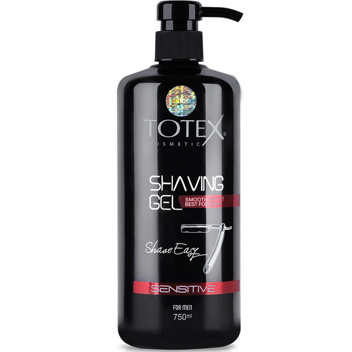 Totex Shaving Gel Sensitive For Men - żel do golenia dla skóry wrażliwej, 750ml