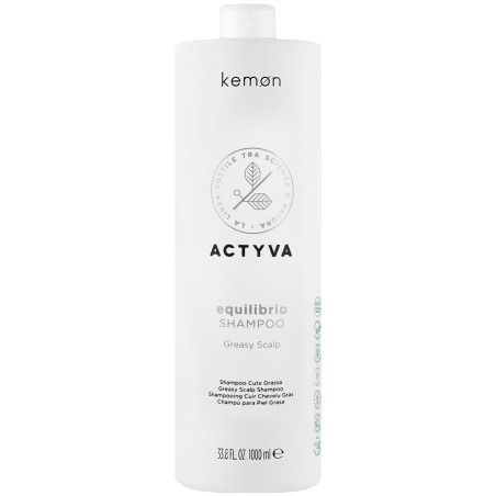 Kemon Actyva Equilibrio regulujący szampon do przedłużającej się skóry głowy, 1000ml