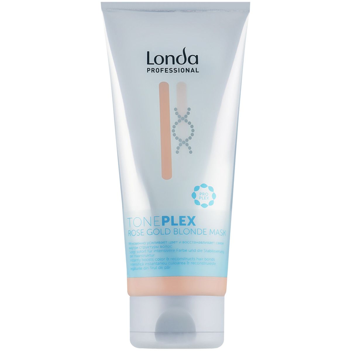 Londa Rose Gold Blonde Mask - koloryzująca maska do włosów różowo złoty blond, 200ml