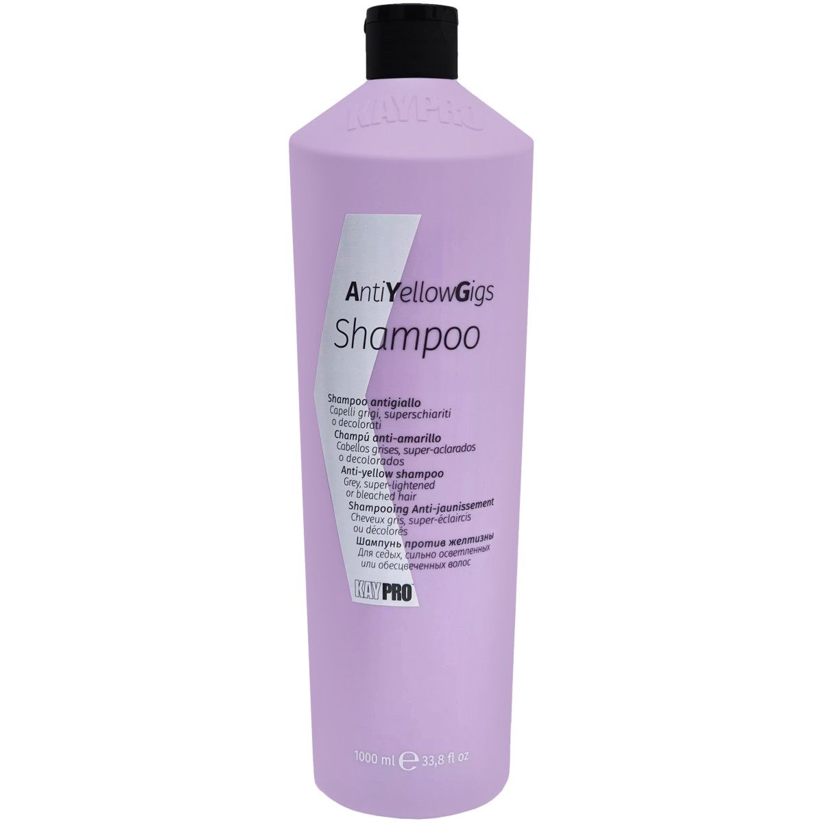 KayPro No Yellow Gigs - neutralizujący szampon do włosów blond, 1000ml