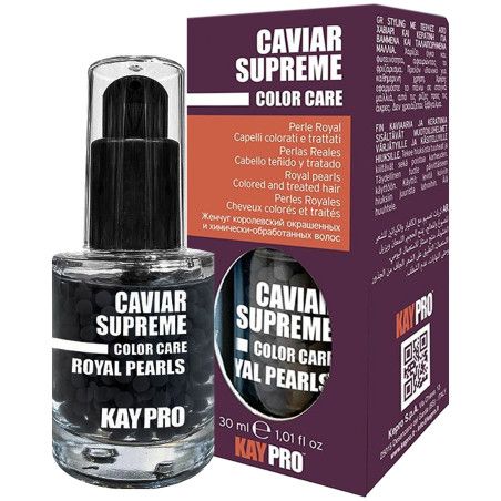 KayPro Caviar Supreme Royal Pearls - perełki do stylizacji włosów farbowanych, 30ml