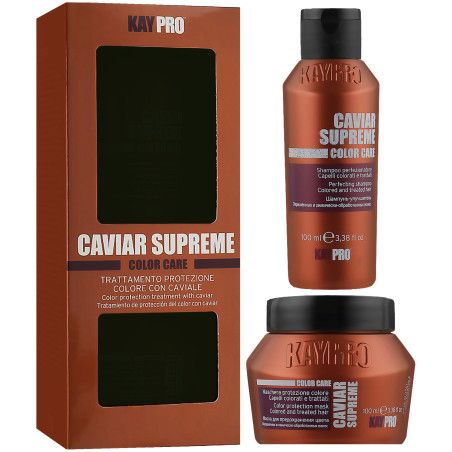 KayPro Caviar Supreme Special Care - zestaw chroniący kolor włosów, 2x100ml