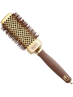 Olivia Garden Expert Blowout Straight Gold & Brown 40mm - szczotka do stylizacji włosów