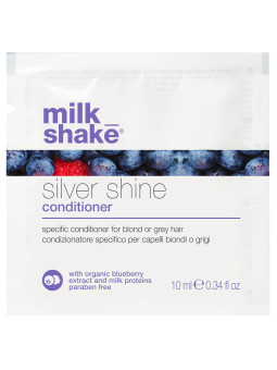 Milk Shake Silver Shine - odżywka do włosów rozjaśnianych i blond, 10 ml