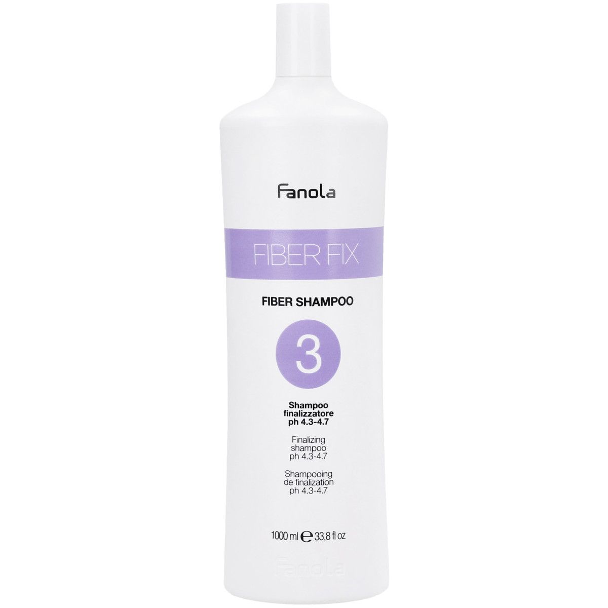Fanola Fiber Fix 3 - szampon wielofunkcyjny do włosów, 1000ml