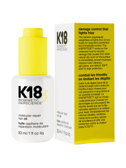 K18 Molecular Hair Oil - regenerujący olejek do włosów zniszczonych, 30ml