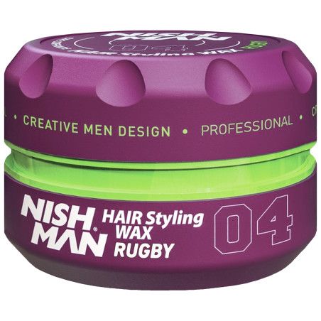 Nishman Hair Wax 04 Rugby - wodna pomada do włosów, 150ml