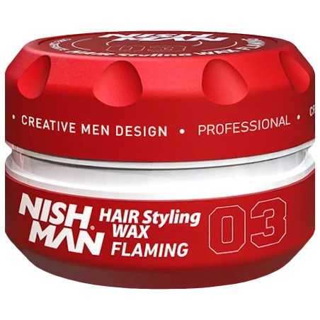 Nishman Hair Wax Flaming 03 - wodna pomada do włosów, 150ml