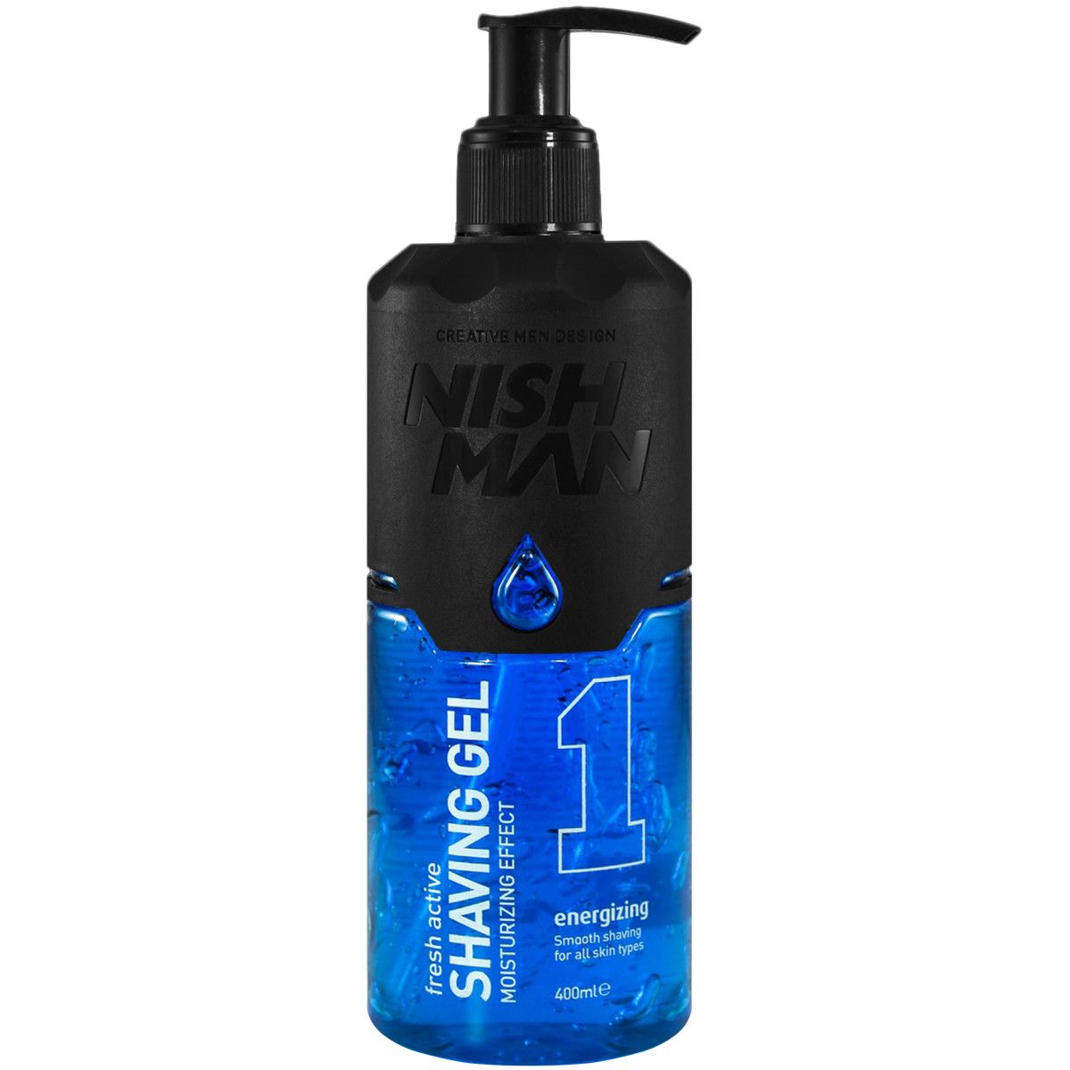 Nishman Fresh Active Shave Gel Energizing - żel do golenia, 400ml
