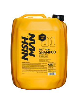 Nishman Pro Hair Paraben Free - delikatny szampon odżywczy, 5l