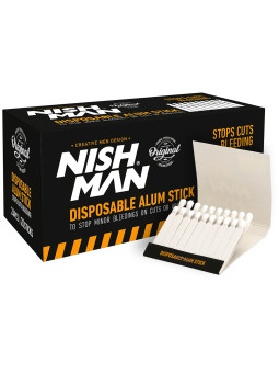 Nishman Disposable Alum Stick - zestaw patyczków na skaleczenia