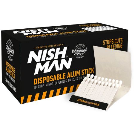 Nishman Disposable Alum Stick - zestaw patyczków na skaleczenia