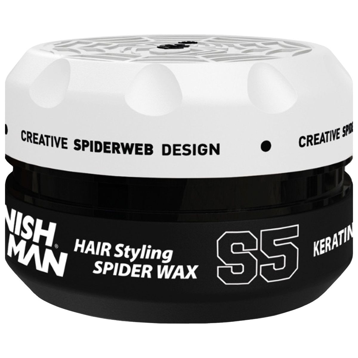 Nishman Hair Styling Spider Wax S5 - mocna pomada do włosów, 150ml