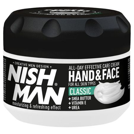 Nishman Hand&Face Classic - krem do rąk i twarzy, wszystkie typy skóry, 300ml