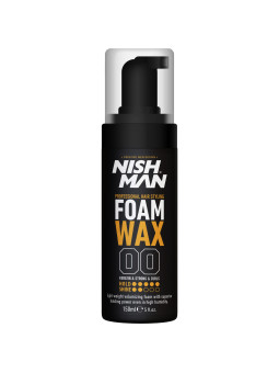 Nishman Foam Wax 00 - wosk do stylizacji w piance, 150ml