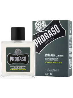 Proraso Cypress & Vetyver Beard Balm - balsam do pielęgnacji brody cyprys i wetyweria, 100ml