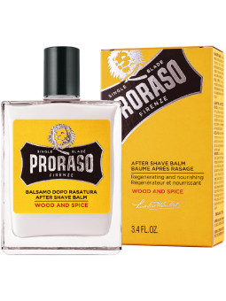 Proraso Wood & Spice After Shave - nawilżający balsam po goleniu, 100ml
